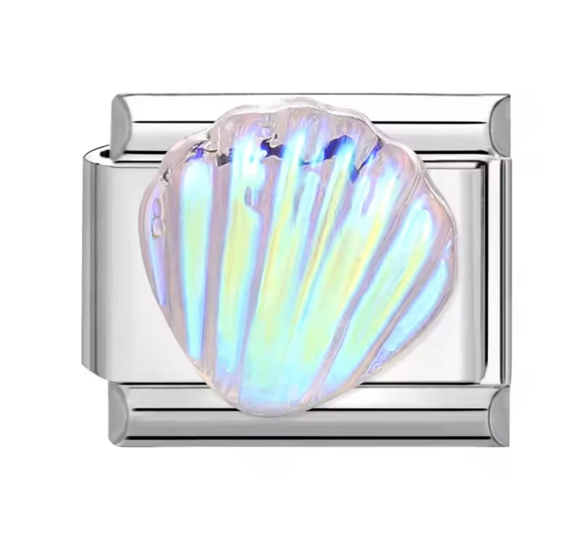 Shell Italy Charm Silver Link