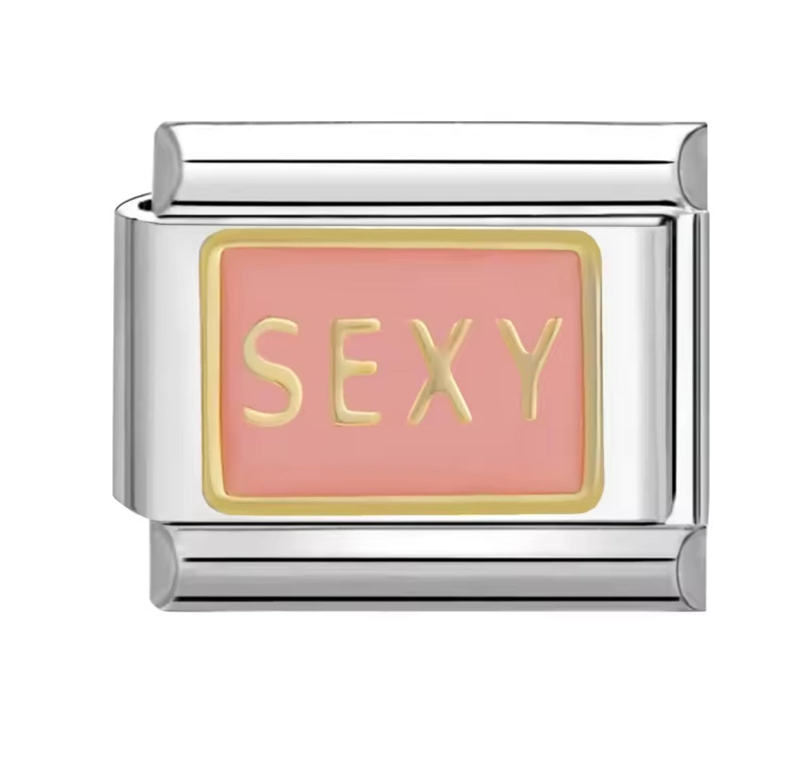 Sexy Italy Charm Silver Link