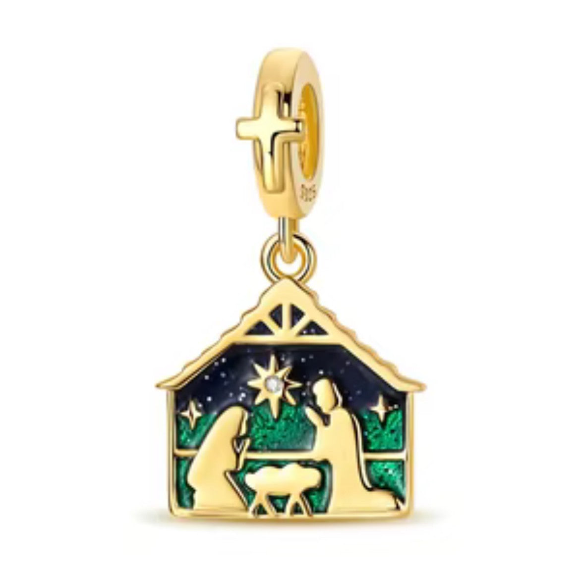 Nativity Scene Dangle Charm