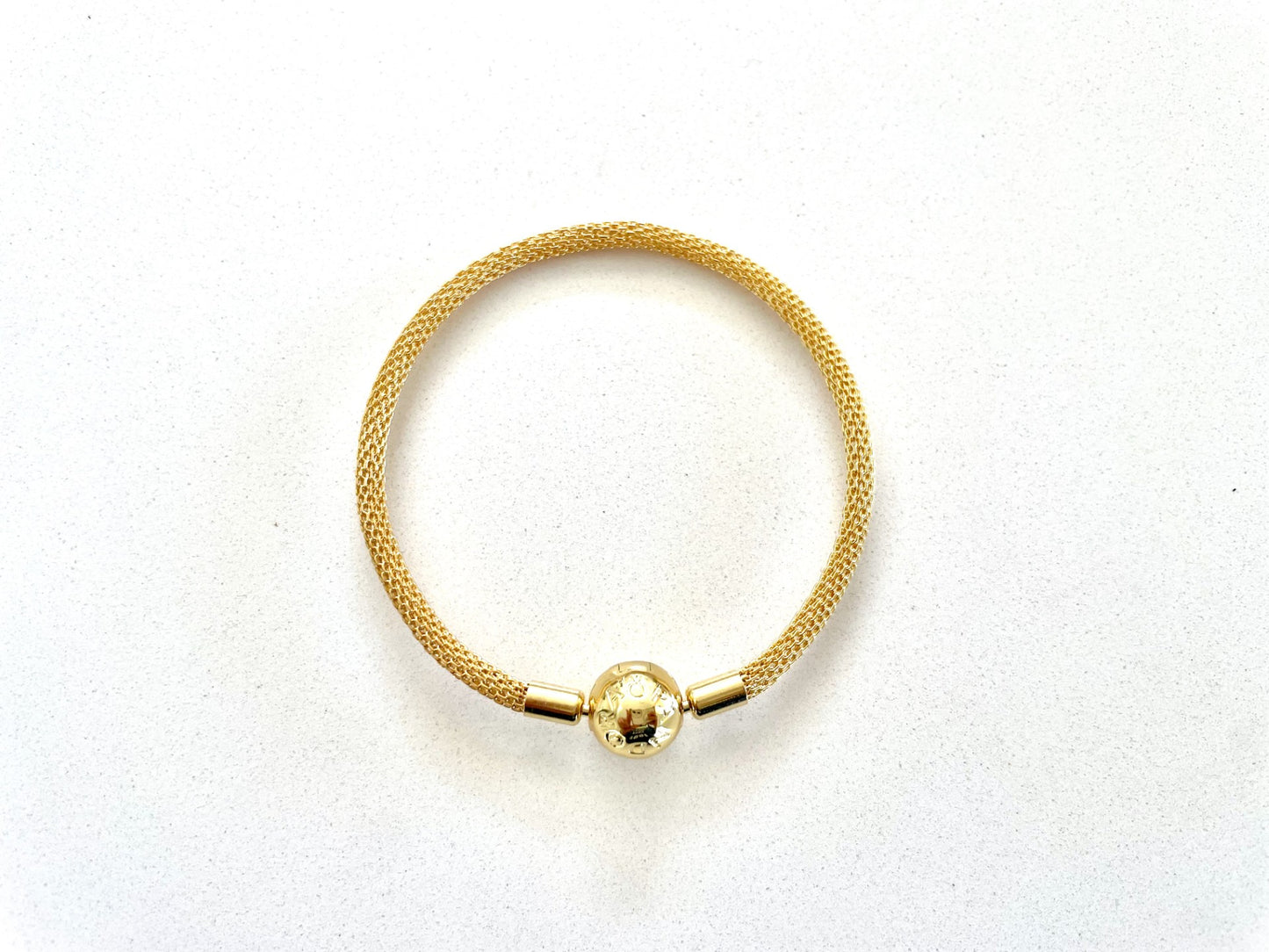 Ball Clasp Mesh Bracelet