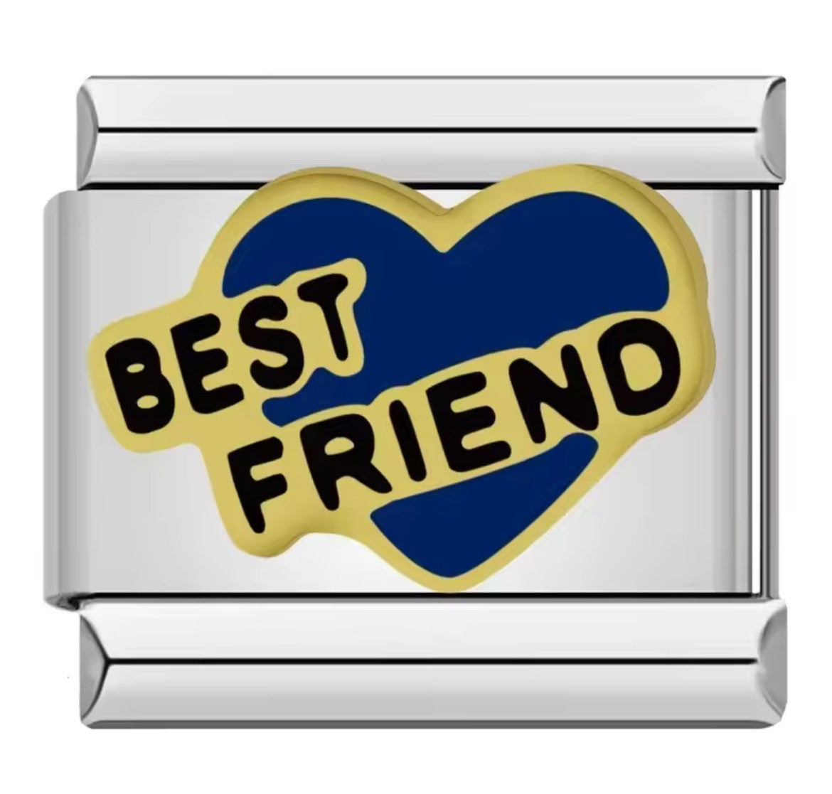 Best Friend Italy Charm Silver Link