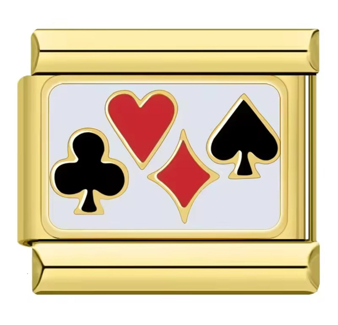 Aces Italy Charm Gold Link