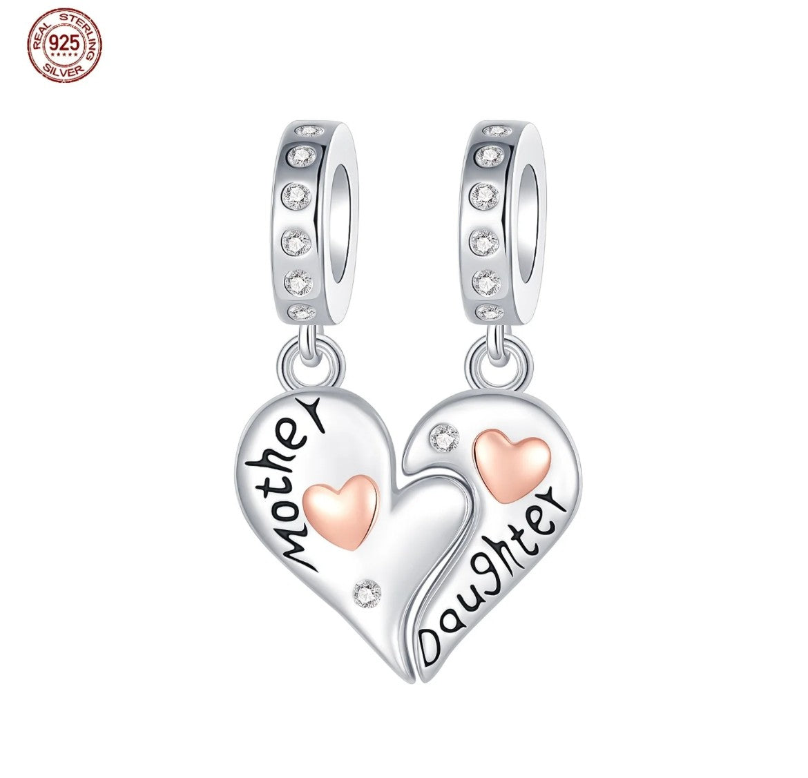 Splitable Mom and Dad Dangle Charm