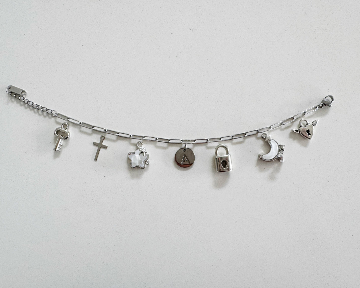 Moon and Star Charm Bracelet