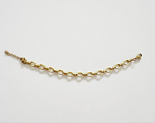 Gold Confidence Chain Bracelet