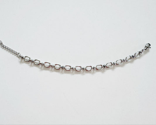 Silver Confidence Chain Bracelet