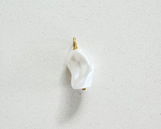 Irregular Shaped Pearl Charm