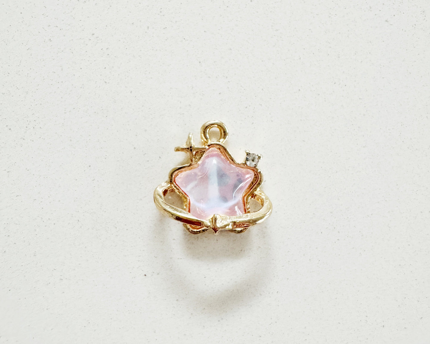 Pink Shooting Star Charm