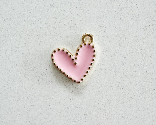 Small Pink Heart Charm