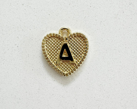 Heart Letter Charm