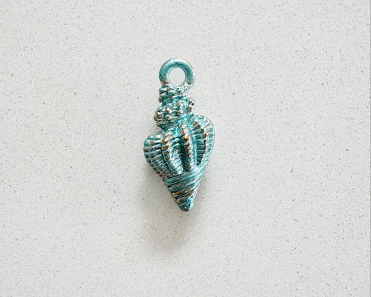 Beach Blue Shell Charm