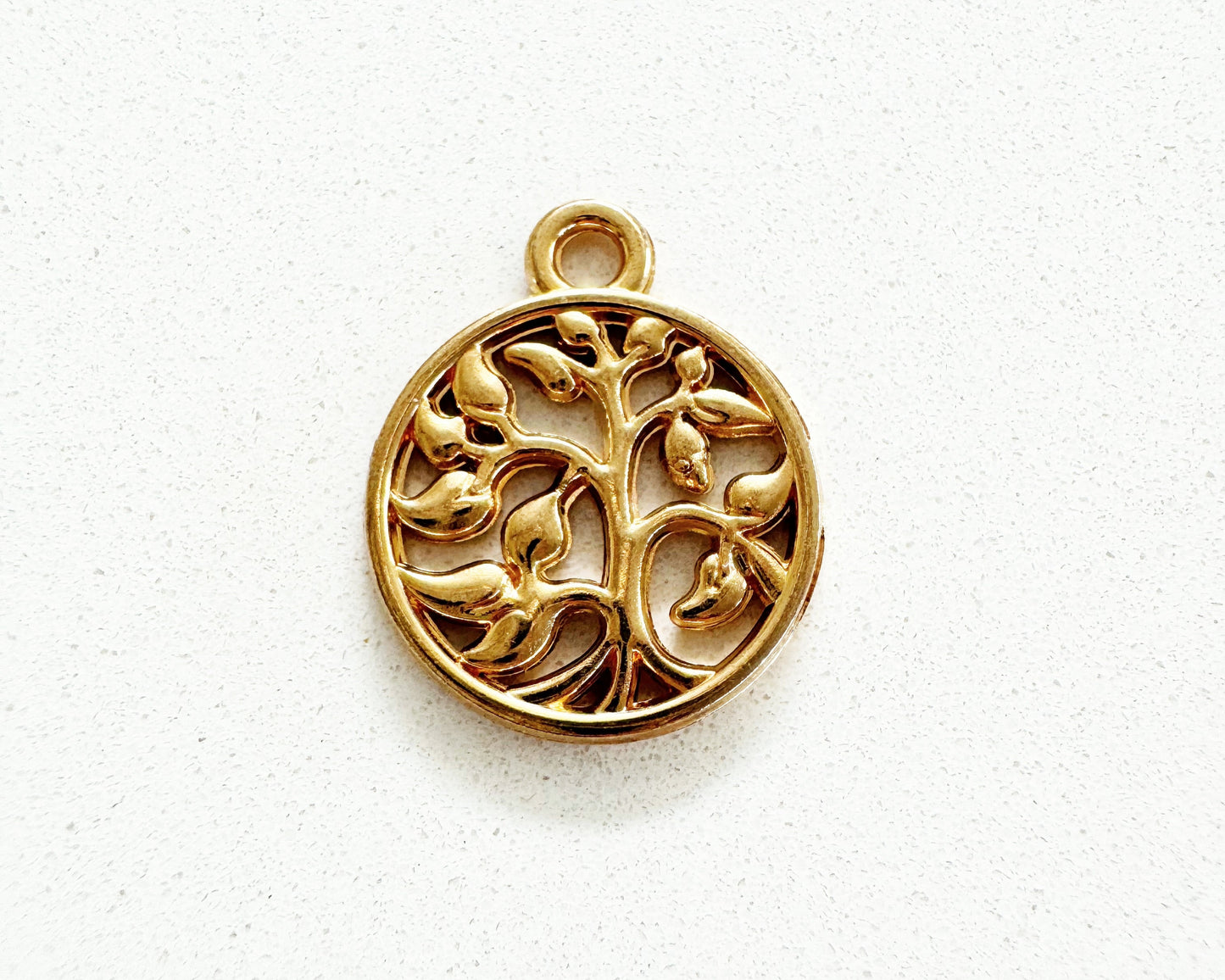 Gold Tree Charm