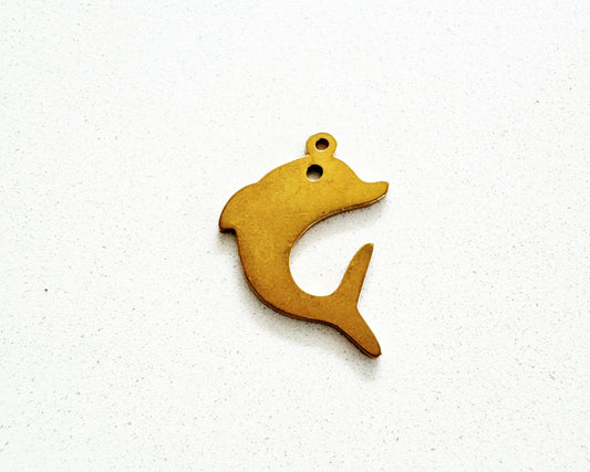 Flat Dolphin Charm