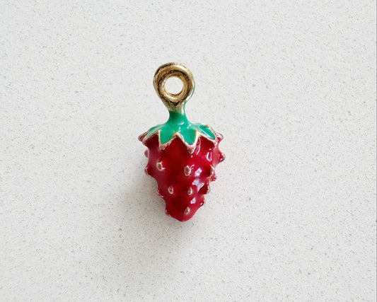 Small Strawberry Charm
