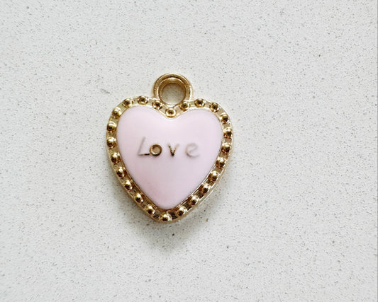 Pink Heart Charm