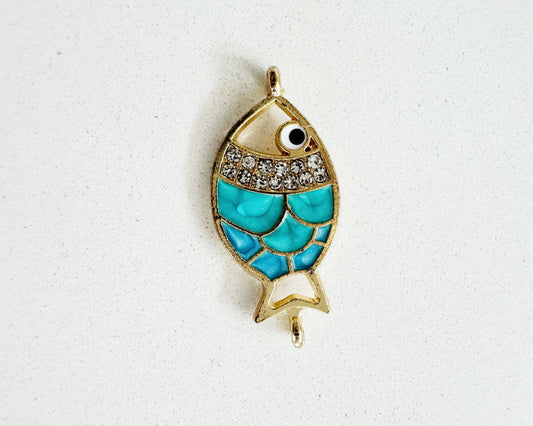 Large Bluey Fish Charm