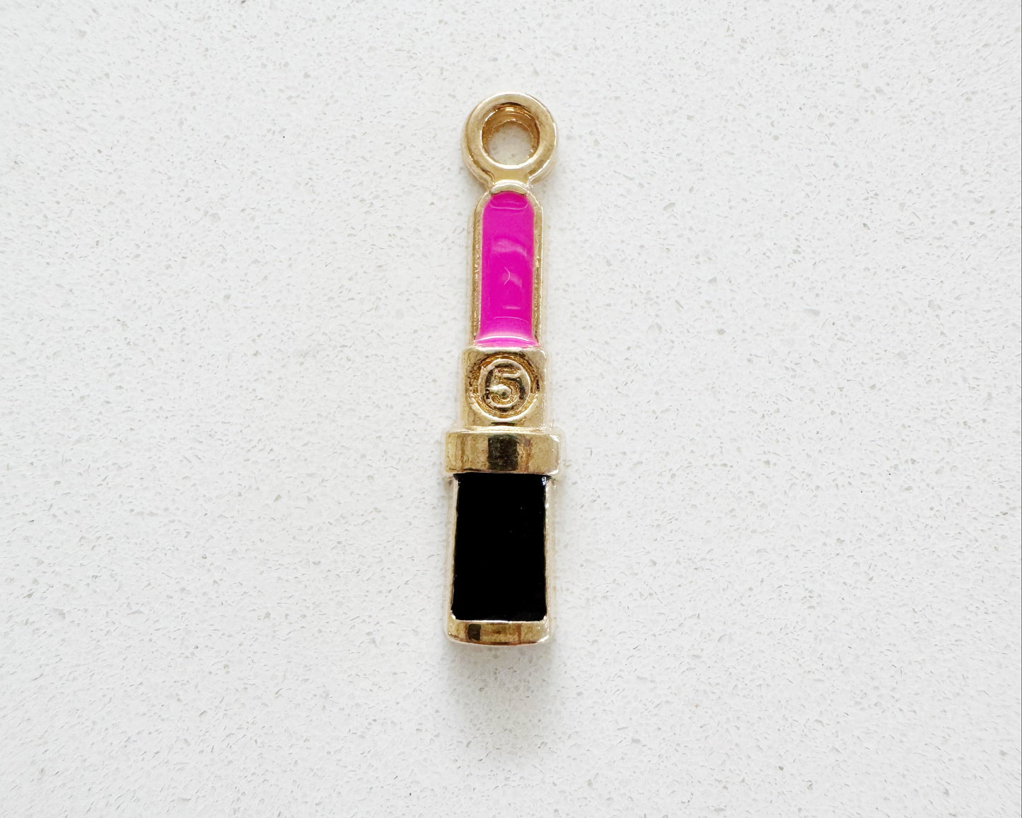Pink Lipstick Charm