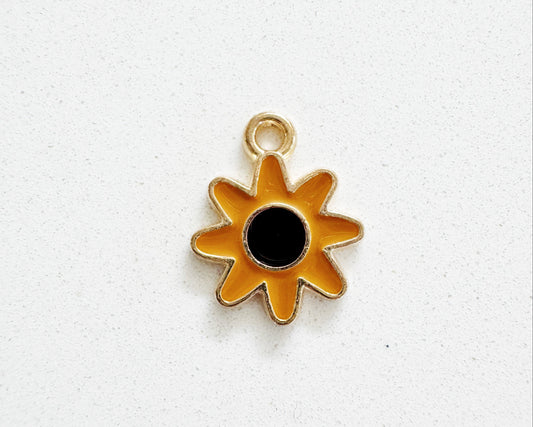 Yellow Flower Charm