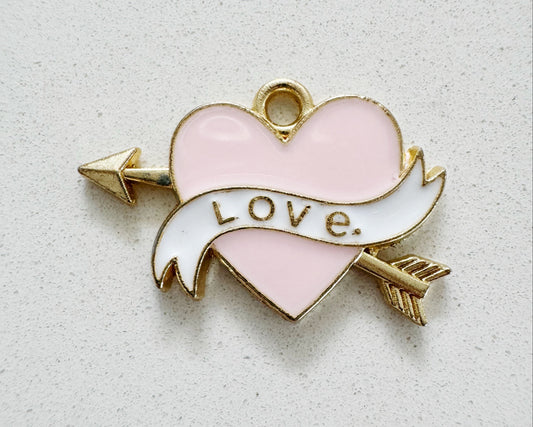 Love Struck Heart Charm
