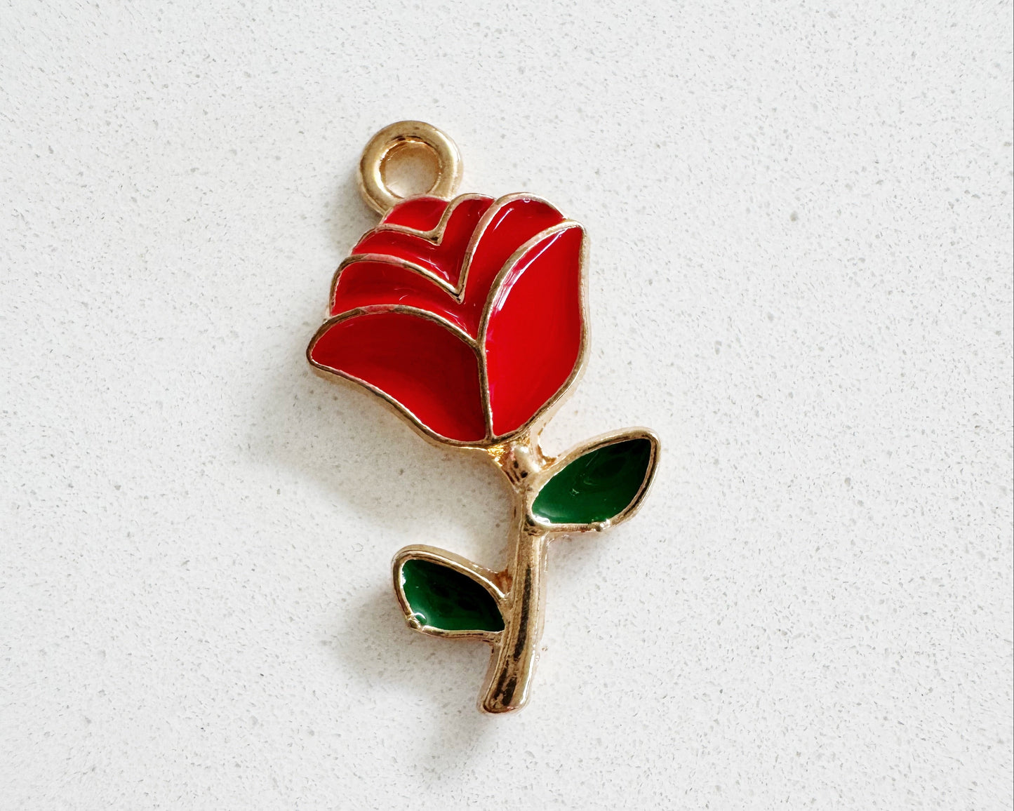 Red Rose Charm