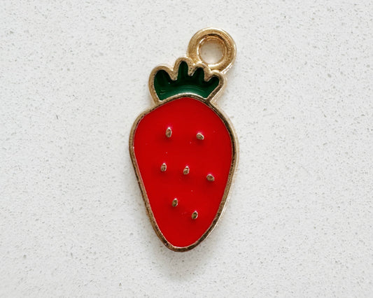 Large Strawberry Charm