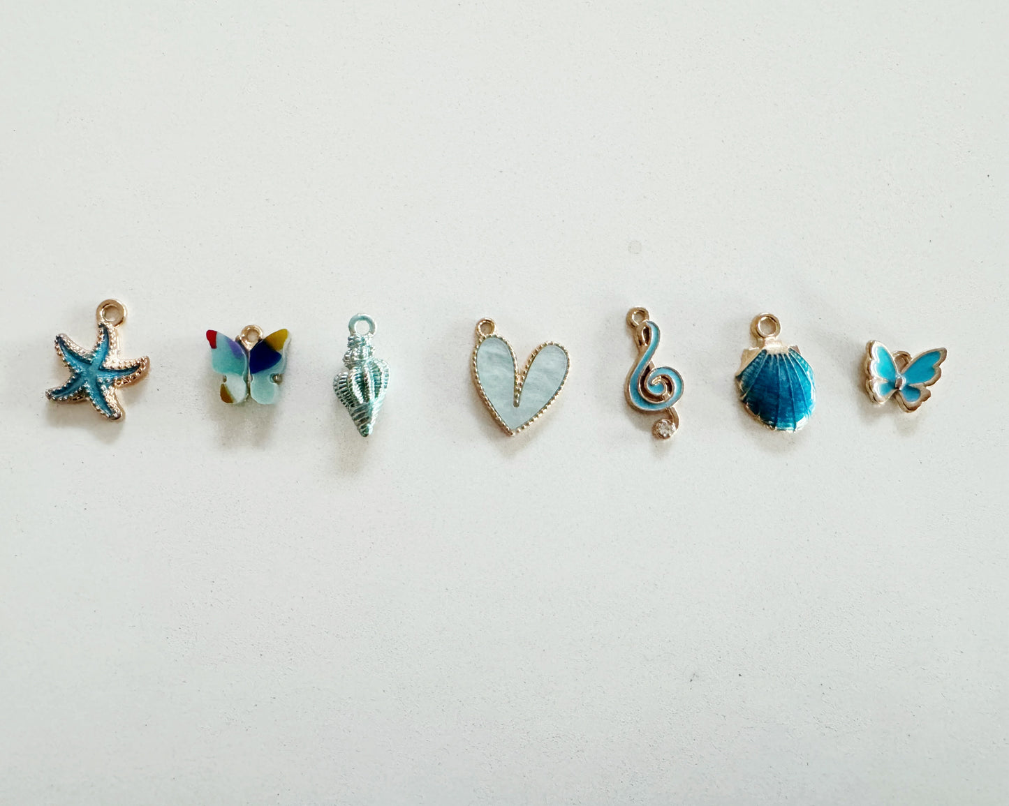 Blue Set Charms