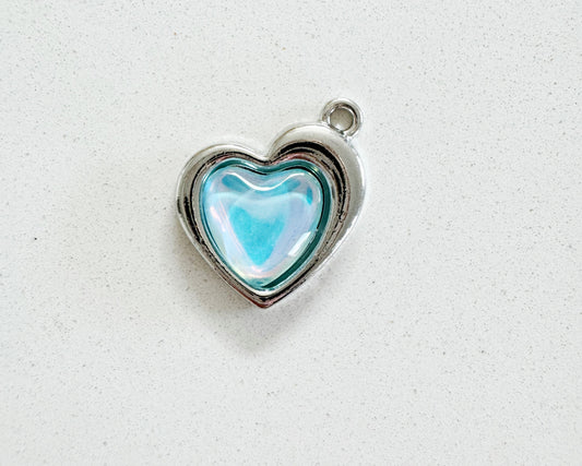 Blue Heart Charm