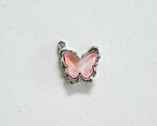 Pink Butterfly Charm