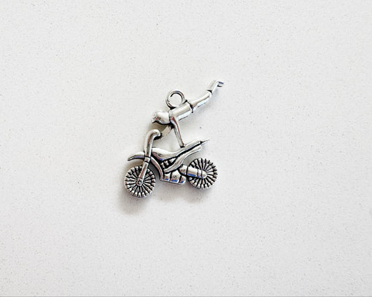 Stunt on Bike Charm