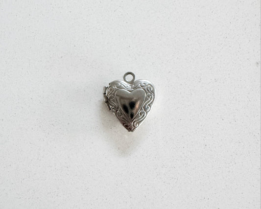 Mini Heart Locket Charm