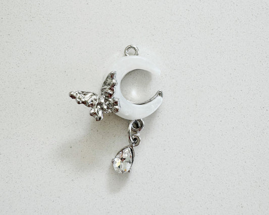 White Moon Charm