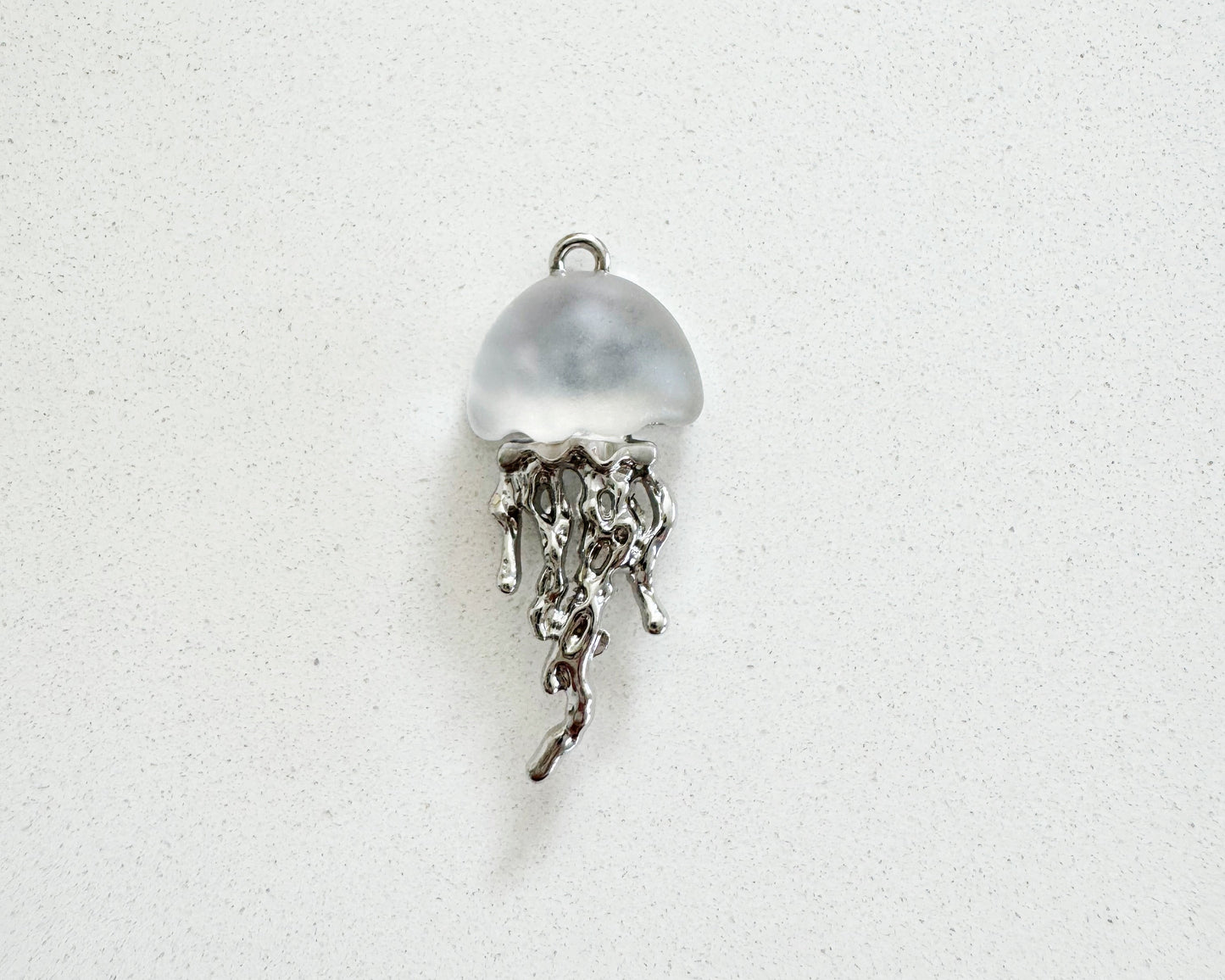 Clear Jellyfish Charm