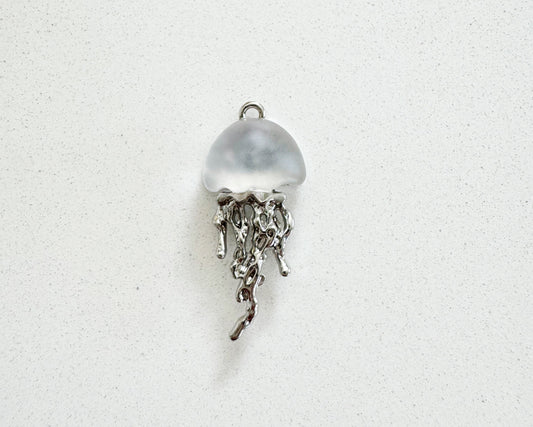 Clear Jellyfish Charm