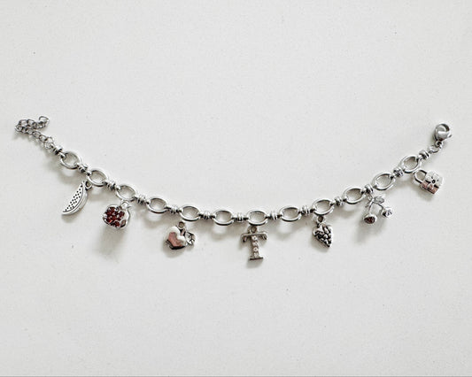 Silver Fruity Bracelet