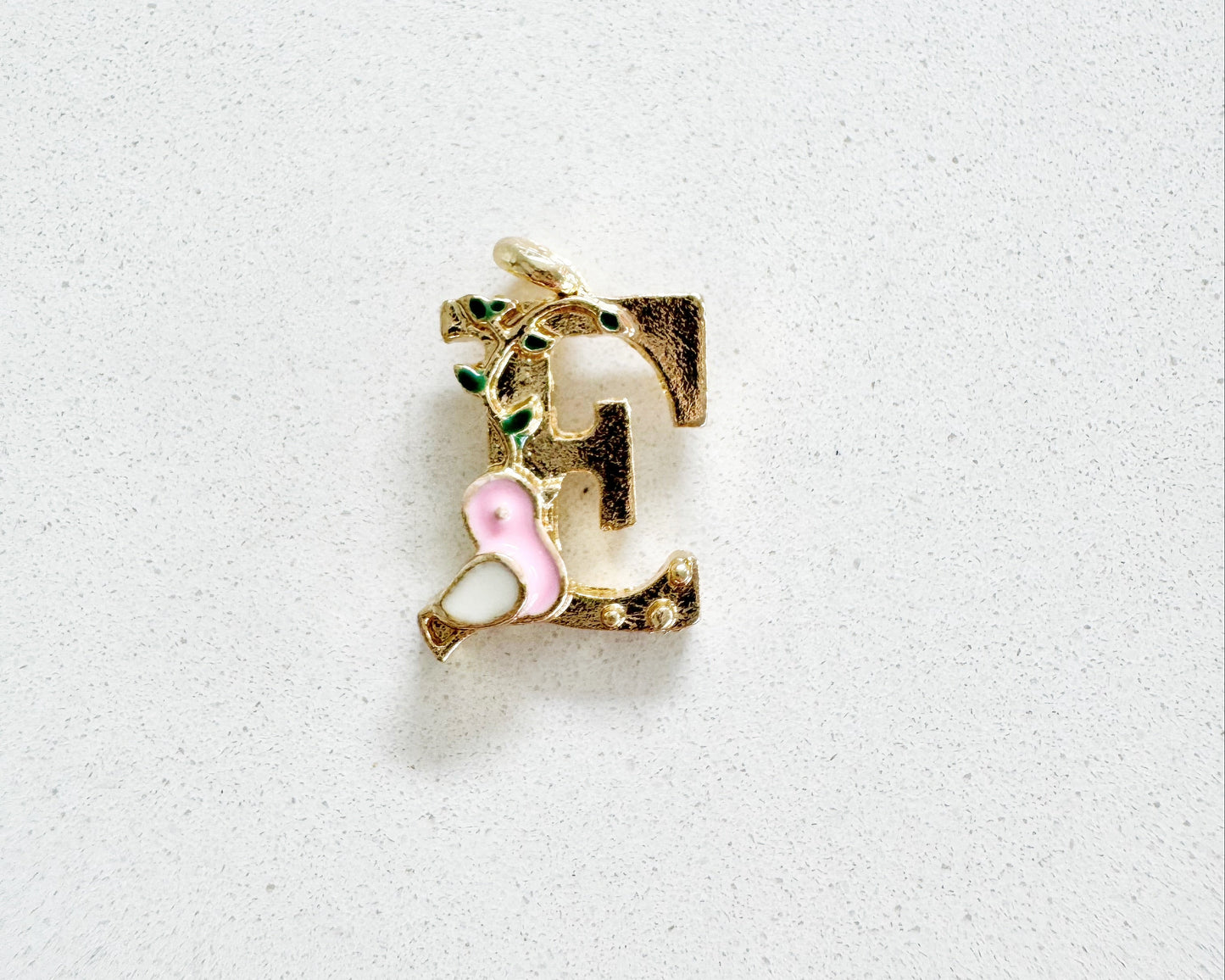 Garden Letter Charm