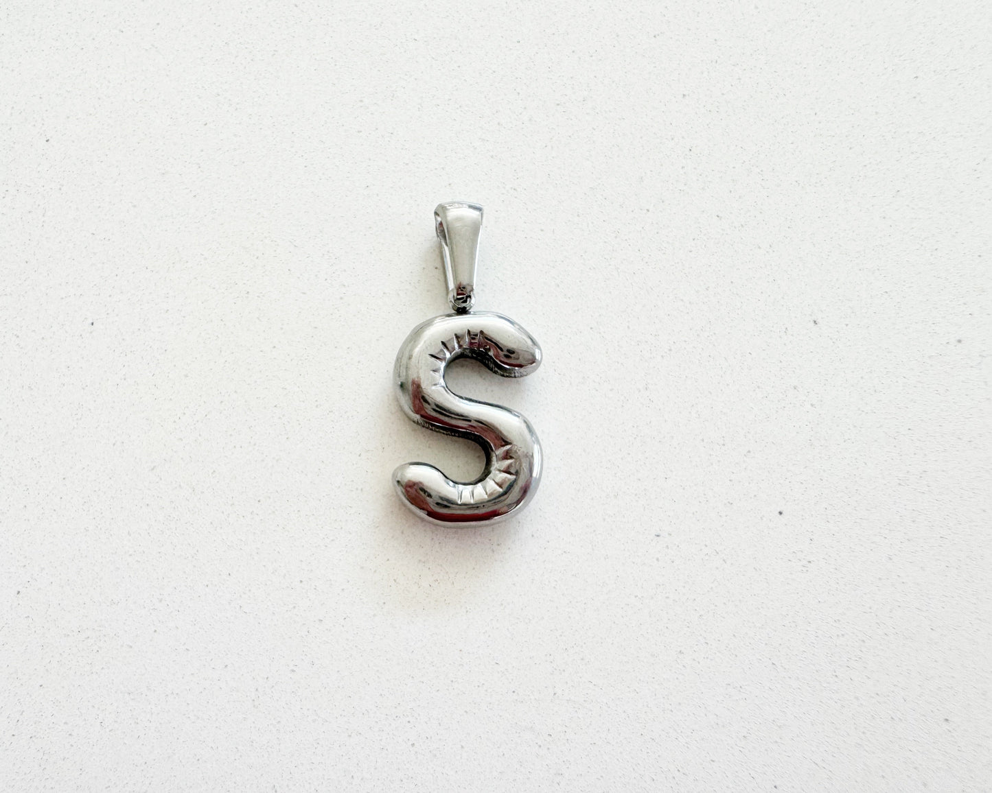 Bubble Letter Charm