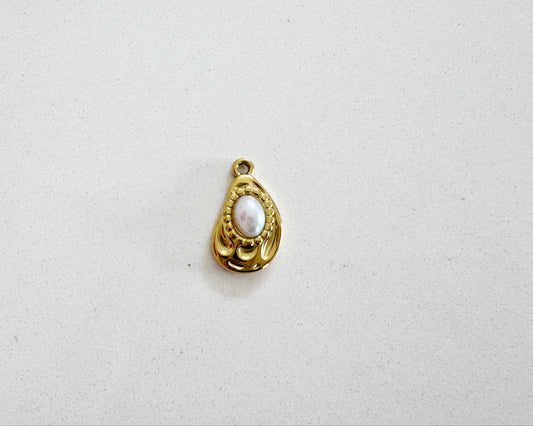 Tear Drop Pearl Charm
