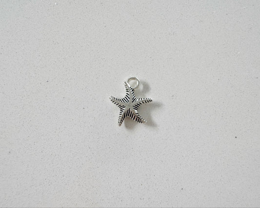 Silver Starfish Charm