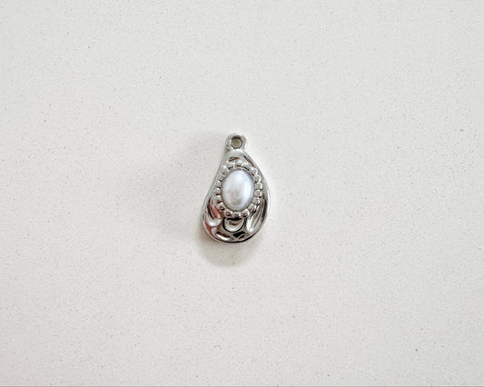 Tear Drop Pearl Charm