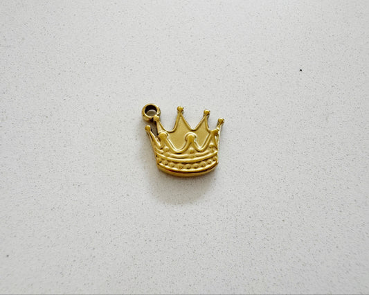 Gold Crown Charm