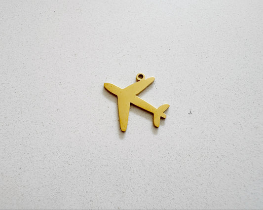 Flat Airplane Charm