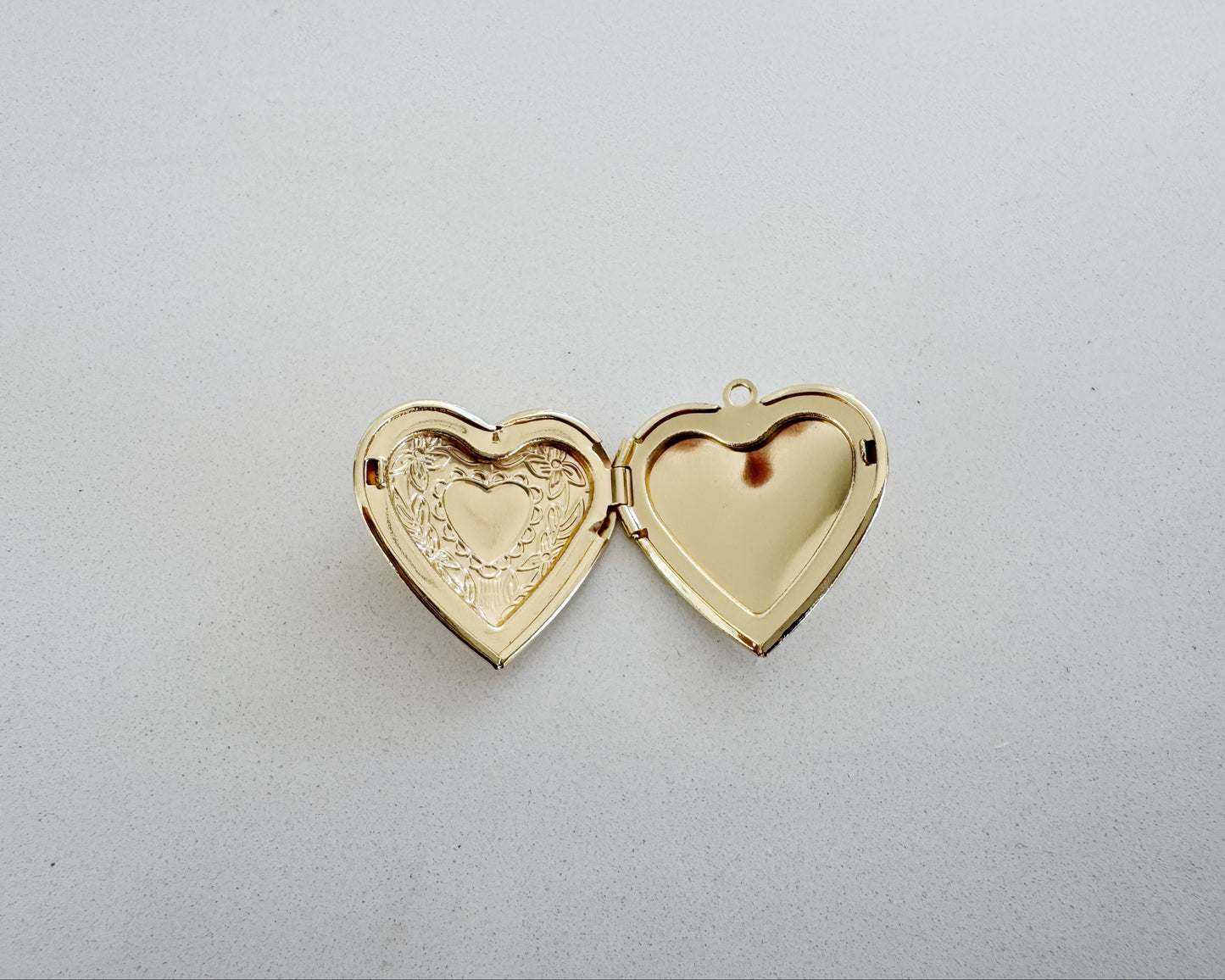 Large Heart Locket Charm