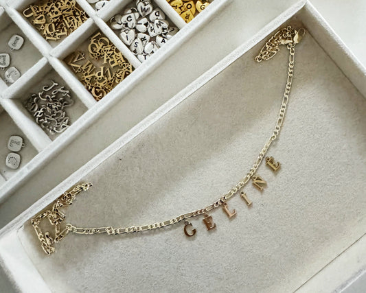 Mini Initial Letter Charm