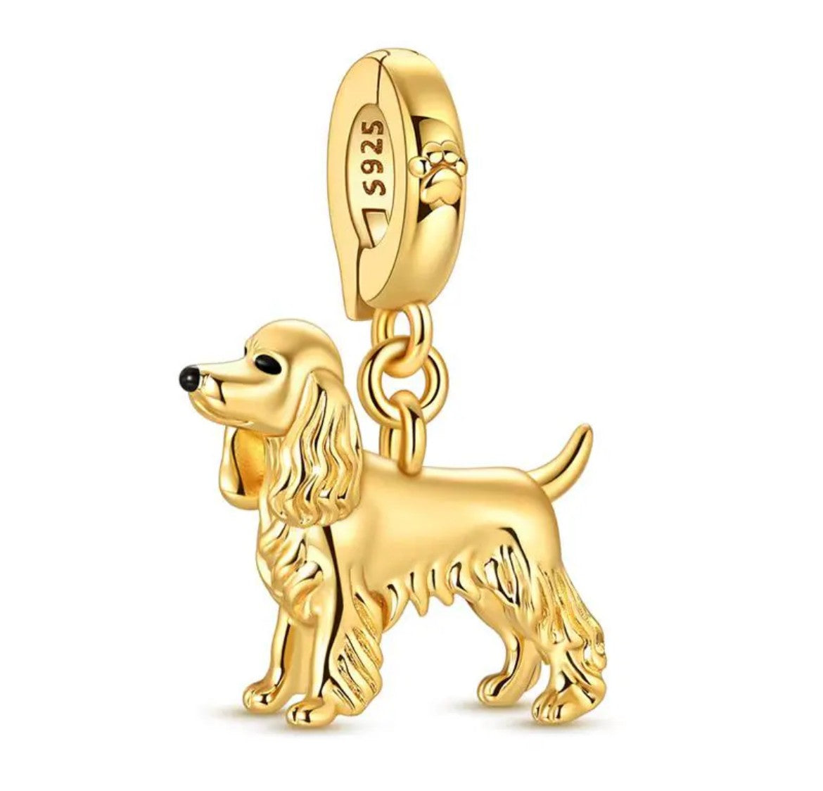 Cocker Spaniel Dog Dangle Charm