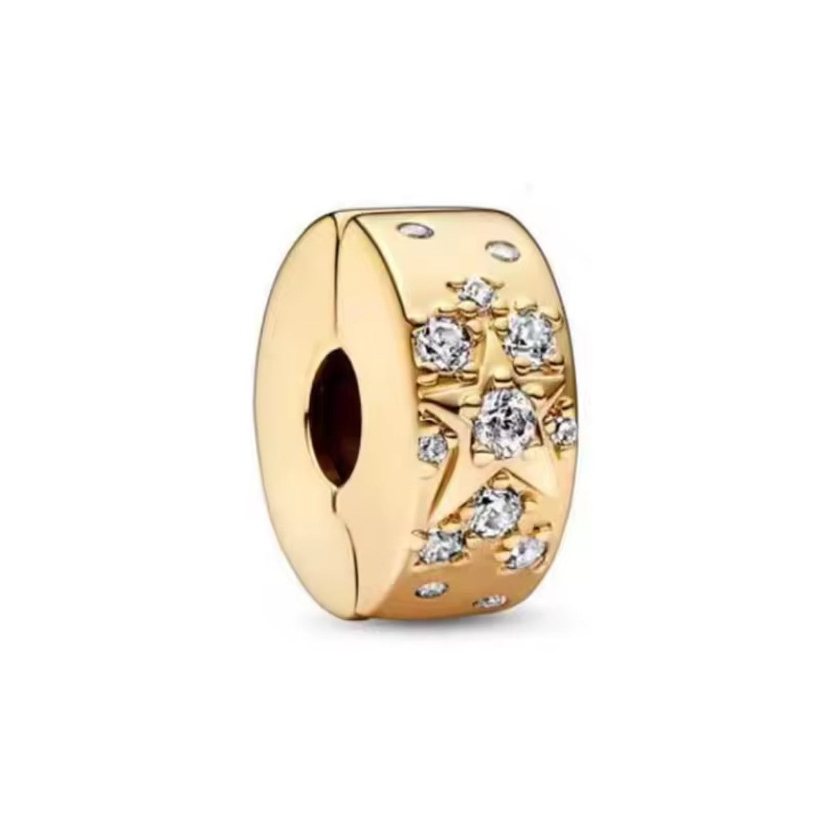 Gold Plate Cubic Charm