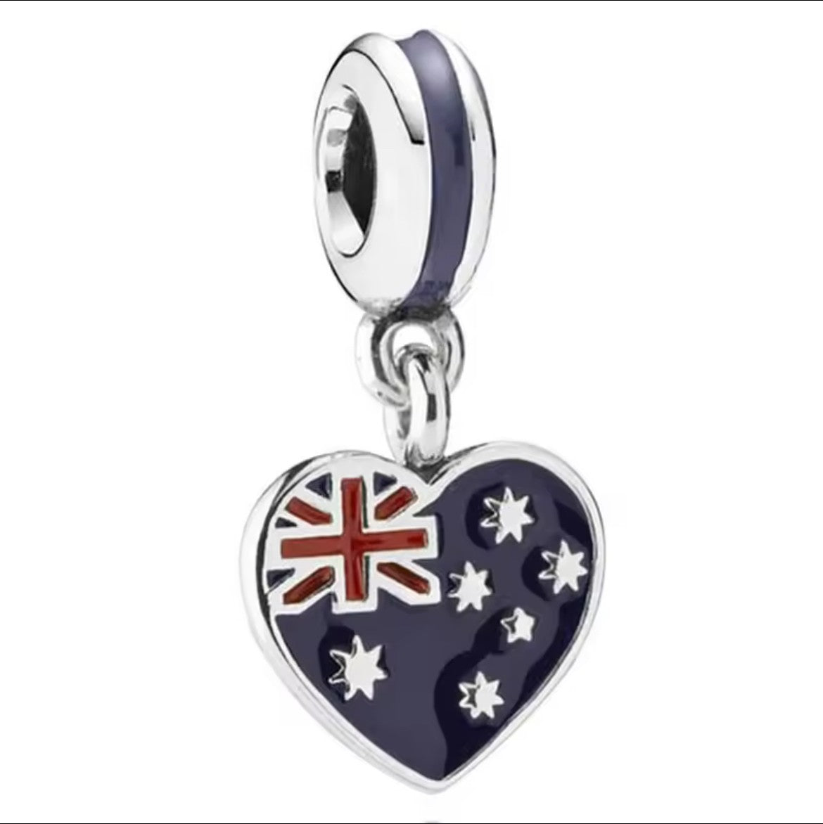 Australia Heart Dangle Charm