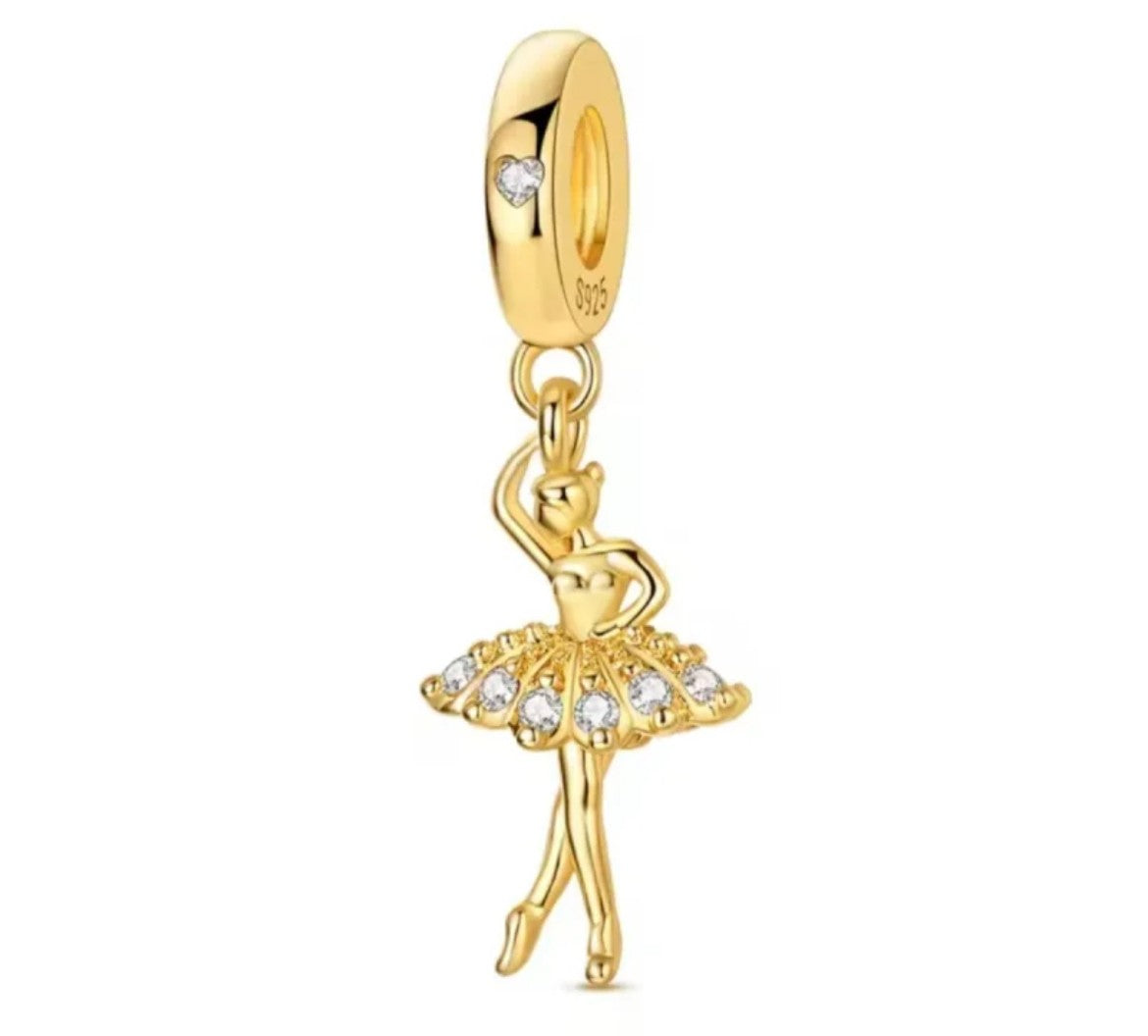 Bailarina Ballet Dangle Charm