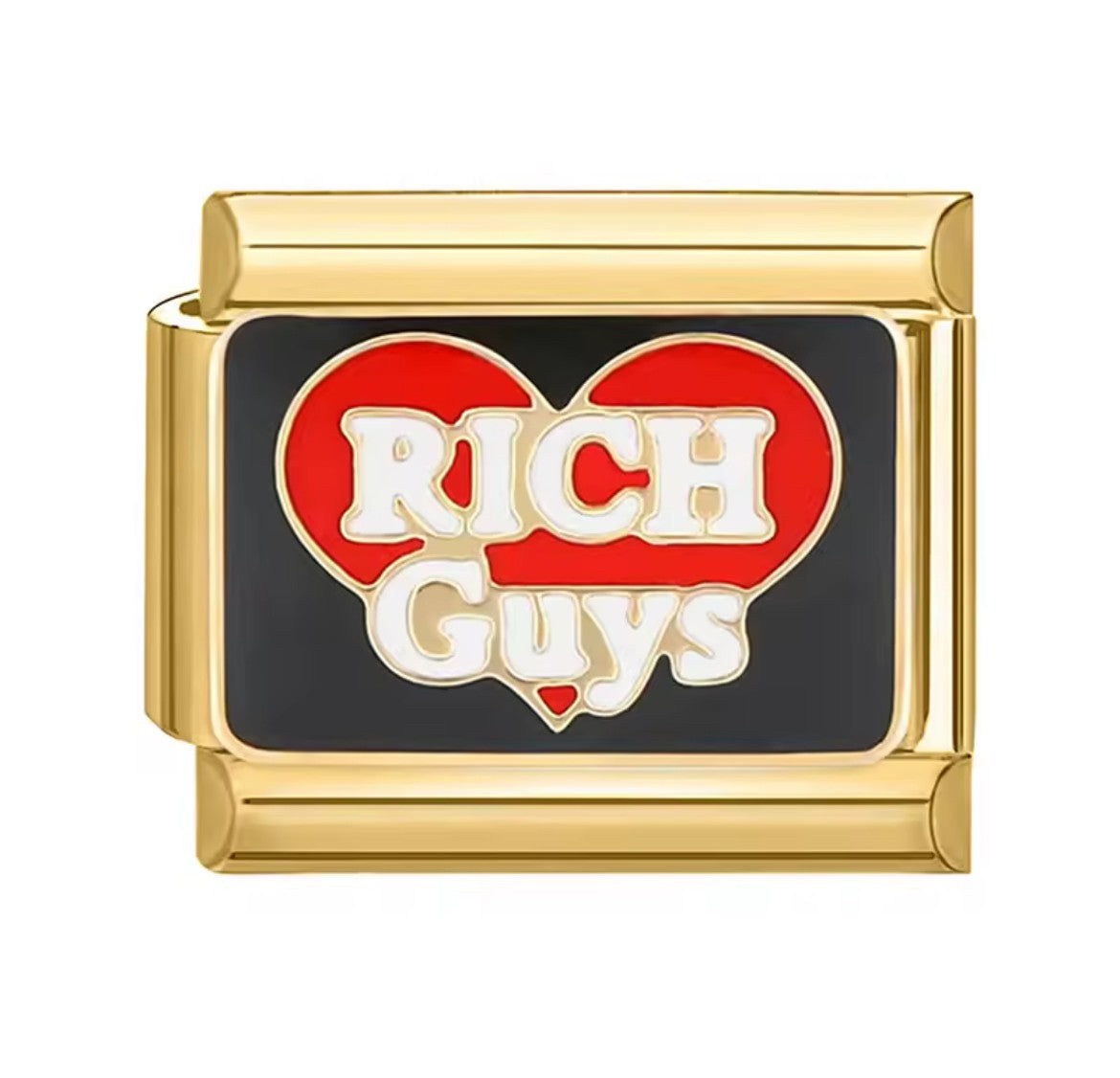 Rich Guys Italy Charm Gold Link