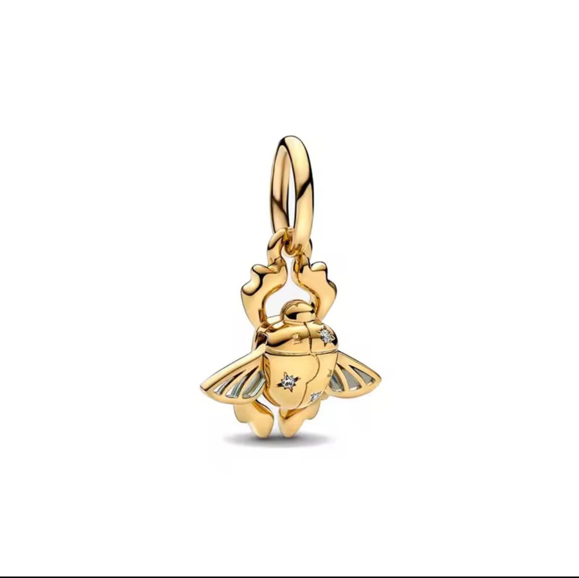 Scarab Beetle Dangle Charm