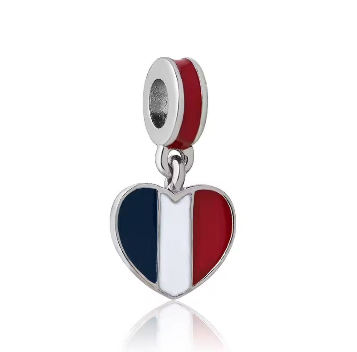 French Heart Dangle Charm